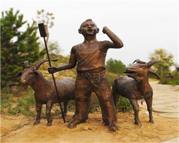 东沙公园铸铜雕塑