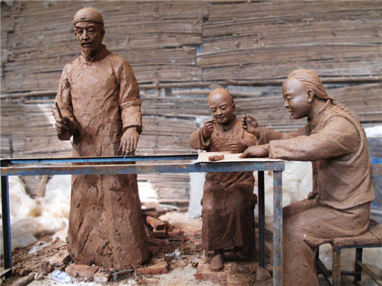 陕西铸铜雕塑