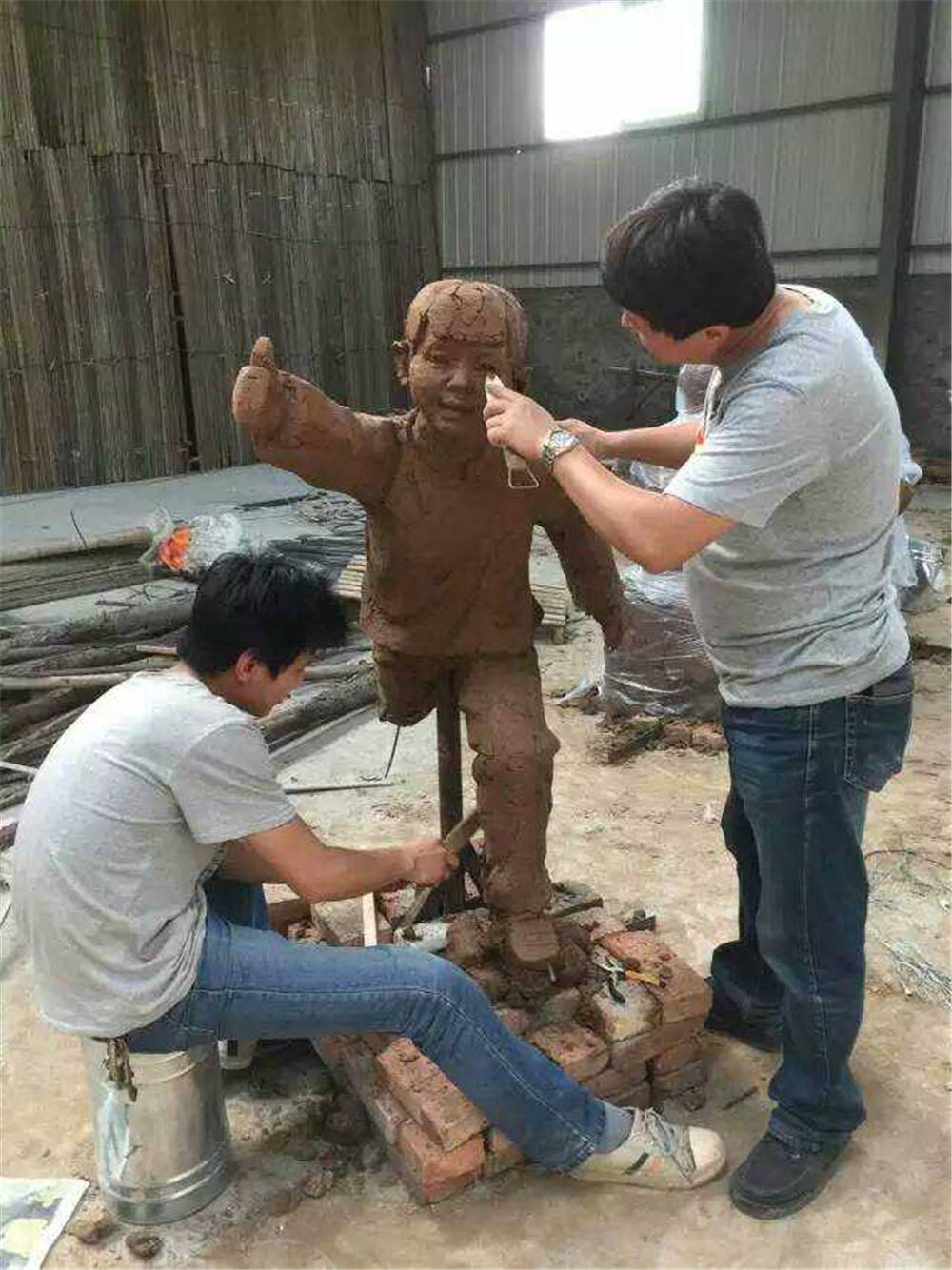渭南渭河治理景观工程2